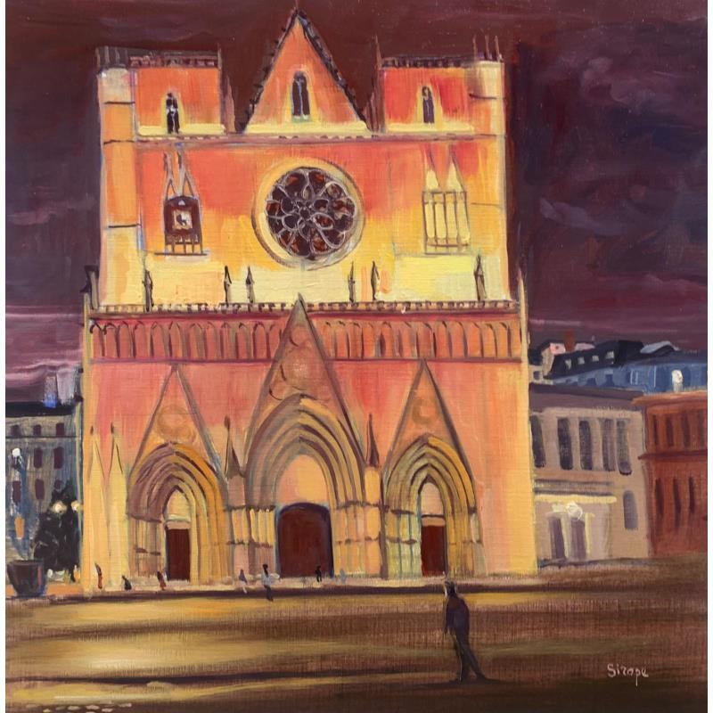 Painting Cathédrale St-Jean by Sirope Rémy | Painting