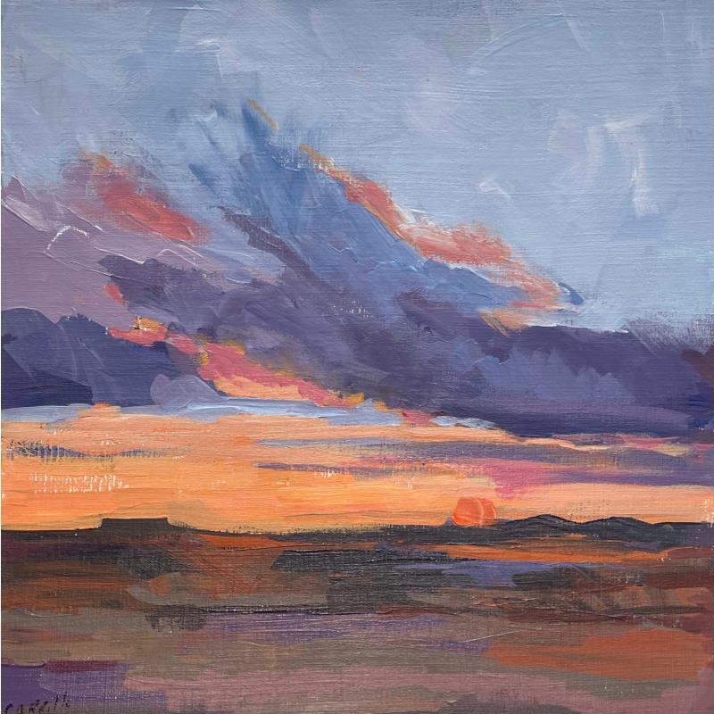 Painting Sedona Sunset by Carrillo Cindy  | Painting Figurative Landscapes Oil