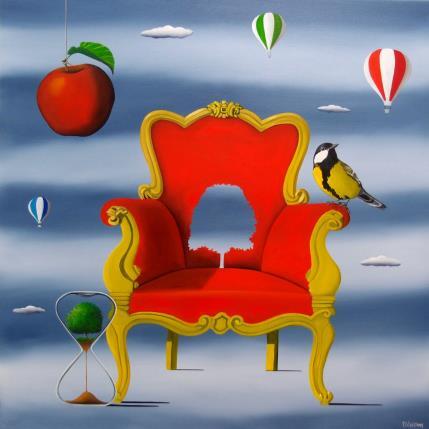 Painting Nature's time by Trevisan Carlo | Painting Surrealism Oil Landscapes, Nature