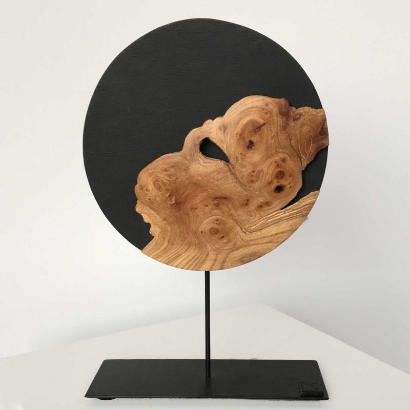 Sculpture Yugen Orme by Agnès K. | Sculpture Abstract Wood Minimalist