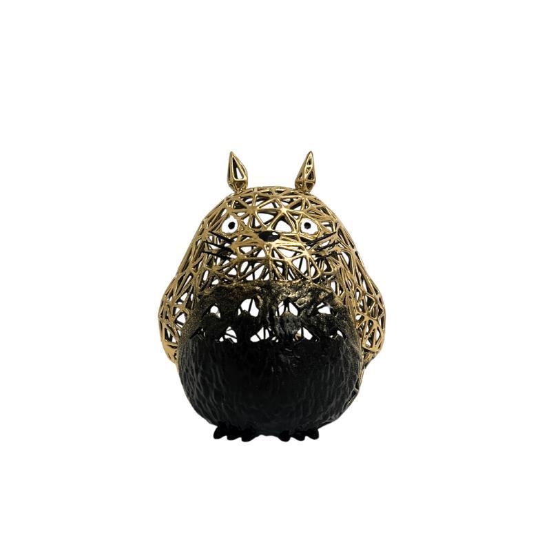 Sculpture GOLD TOTORO by Mikhel Julien | Sculpture Pop-art Graffiti Resin