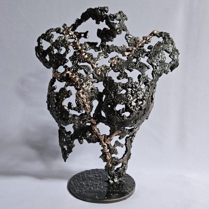 Skulptur Pavarti Veerie von Buil Philippe | Skulptur Figurativ Metall Modus