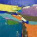 Gemälde Petit voyage haut en couleurs von Ottenjann Andrea | Gemälde Abstrakt Minimalistisch Acryl