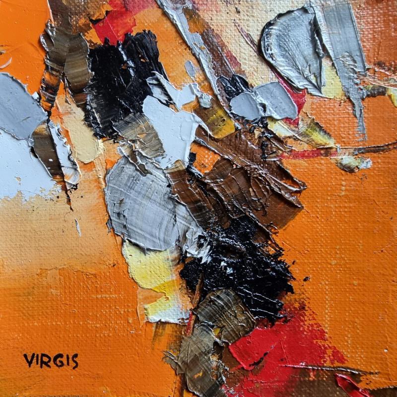 Peinture Weekend feeling par Virgis | Tableau Abstrait Huile Minimaliste