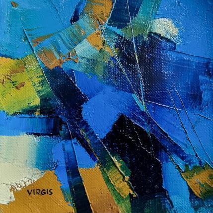 Painting Sky lines by Virgis | Painting Abstract Oil Minimalist
