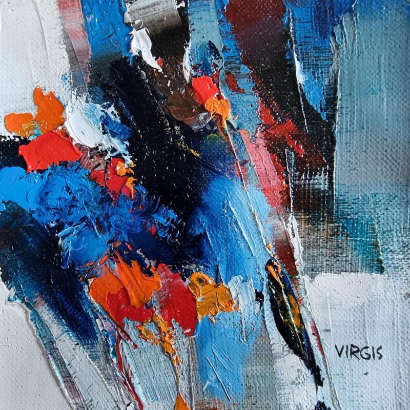 Painting In the wind by Virgis | Painting Abstract Minimalist Oil