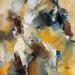 Gemälde Blended von Virgis | Gemälde Abstrakt Minimalistisch Öl