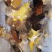 Gemälde Yellow fall von Virgis | Gemälde Abstrakt Minimalistisch Öl