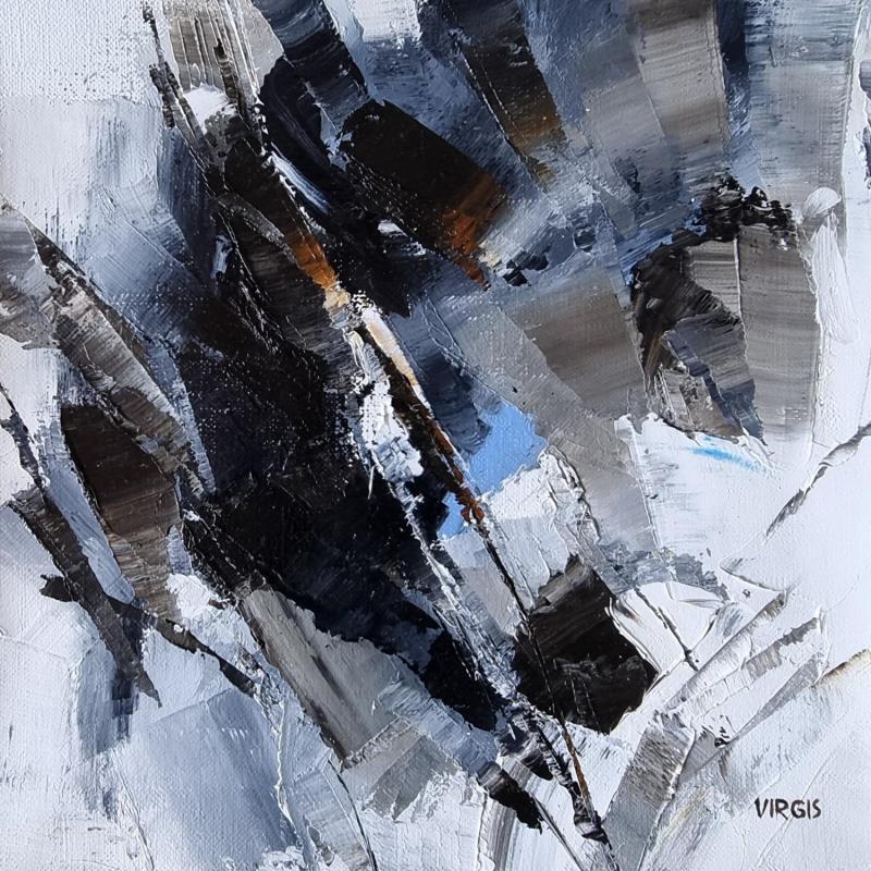 Painting Night scramble by Virgis | Painting Abstract Minimalist Oil