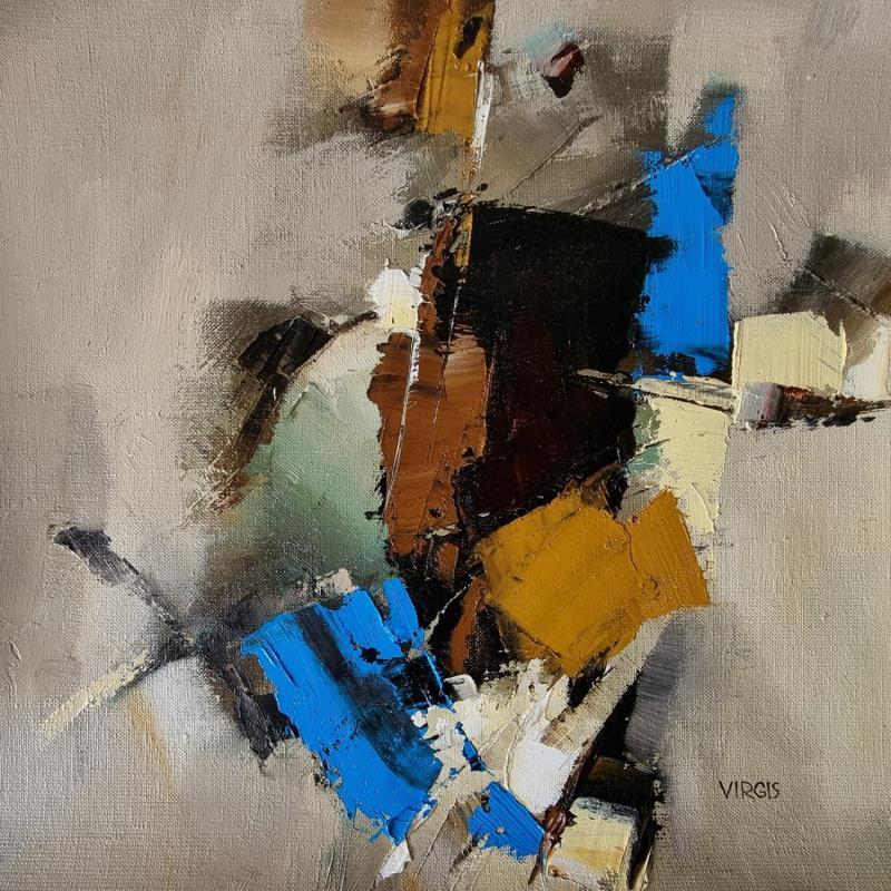 Painting Mill by Virgis | Painting Abstract Oil Minimalist
