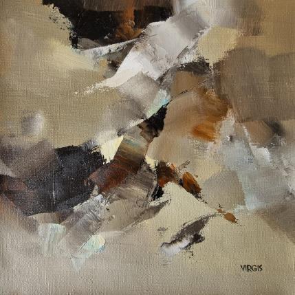 Painting Morning - evening by Virgis | Painting Abstract Oil Minimalist