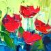 Painting TULIPE  by Laura Rose | Painting Figurative Nature Oil