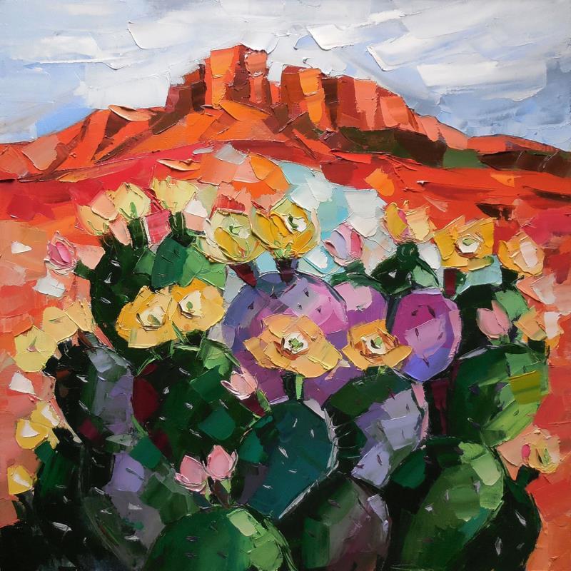 Painting Desert Colors by Lunetskaya Elena | Painting Figurative Oil