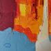 Painting Tres chaud by Tomàs | Painting Abstract Urban Life style Oil