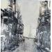 Painting Le temps suspendu dans la rue St Jean by Dessein Pierre | Painting Figurative Urban Marine Black & White Oil