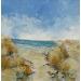 Painting Le sable chaud by Dessein Pierre | Painting Figurative Marine Oil
