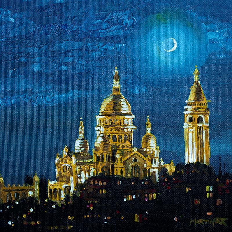 Painting LUNA by Rodriguez Rio Martin | Painting Impressionism Urban Oil