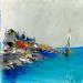 Painting Mouillage by Raffin Christian | Painting Figurative Life style Oil
