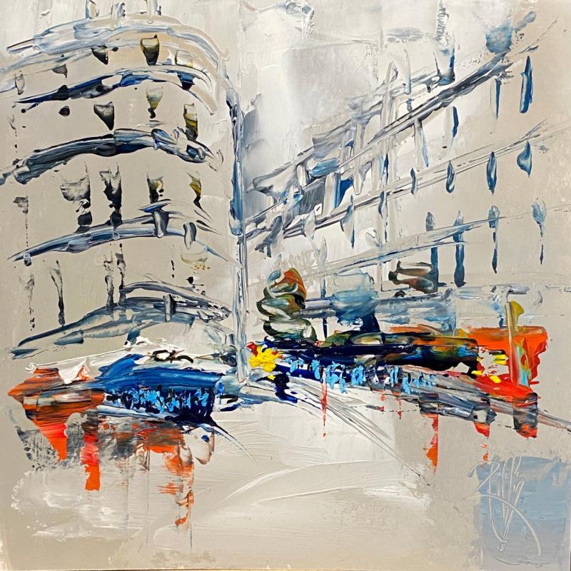 Gemälde Boulevard von Raffin Christian | Gemälde Figurativ Urban Öl