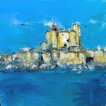 Painting Château d'If by Raffin Christian | Painting Figurative Oil Landscapes