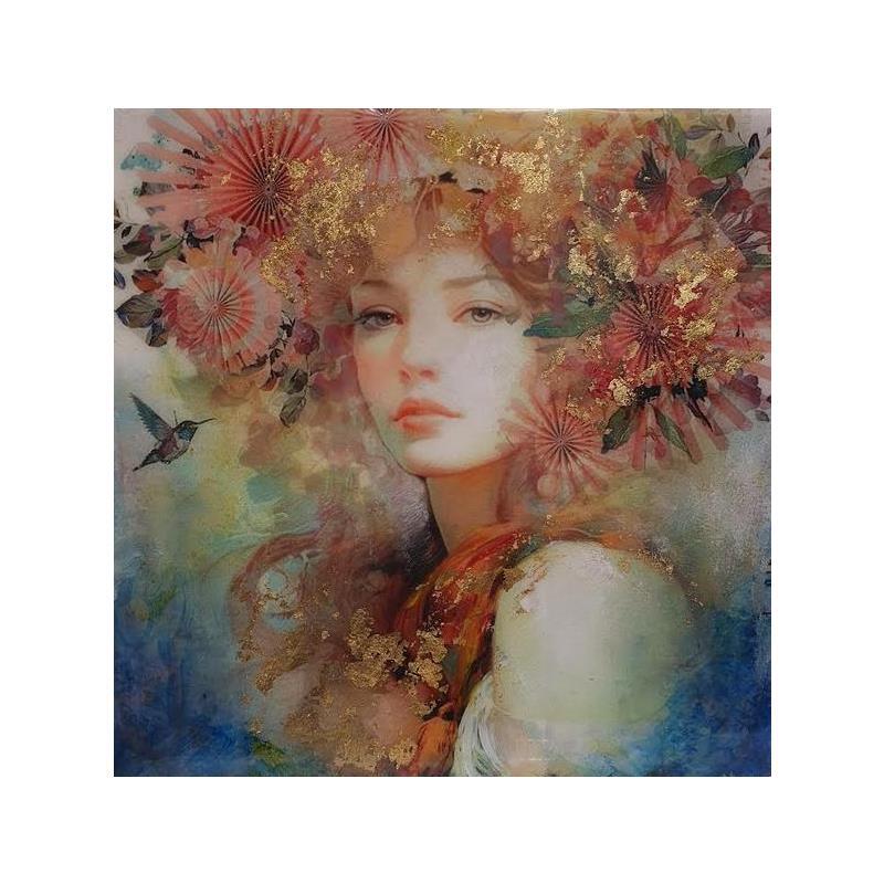 Painting En marea by Bofill Laura | Painting Figurative Acrylic, Resin Animals, Nature, Pop icons, Portrait