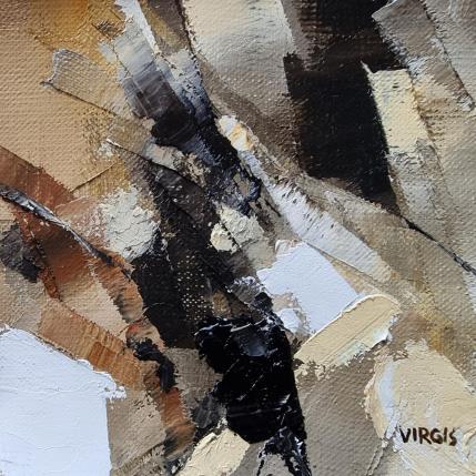 Gemälde Slant von Virgis | Gemälde Abstrakt Öl Minimalistisch