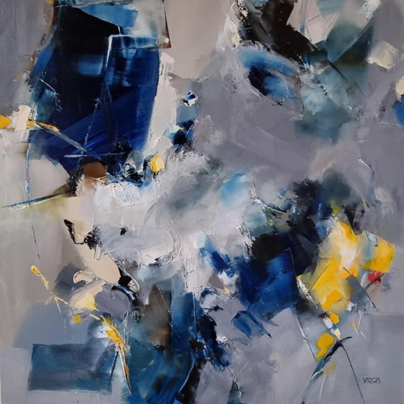 Painting The excitement of tomorrow by Virgis | Painting Abstract Minimalist Oil