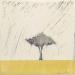 Painting Comme un jaune arborescent  #156 by ChristophL | Painting Figurative Landscapes Minimalist Wood Acrylic Ink