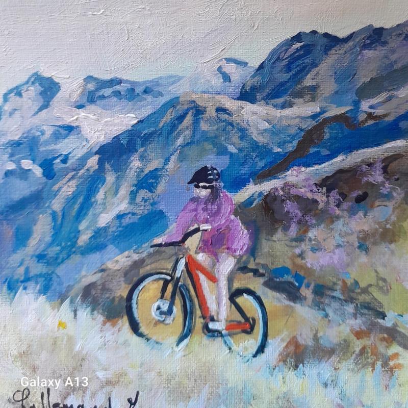 Painting VTT  BELLEDONNE by Lallemand Yves | Painting Figurative Urban Acrylic