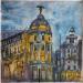 Gemälde La Gran Via de Madrid von Sorokopud Angelina | Gemälde Realismus Urban Aquarell