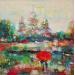 Gemälde Montmartre von Solveiga | Gemälde Acryl