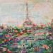 Painting Paris, Paris by Solveiga | Painting Acrylic