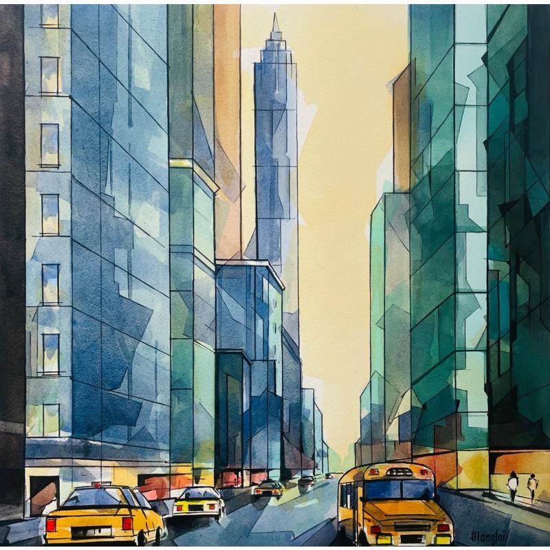 Painting New York by Langlois Jean-Luc | Painting