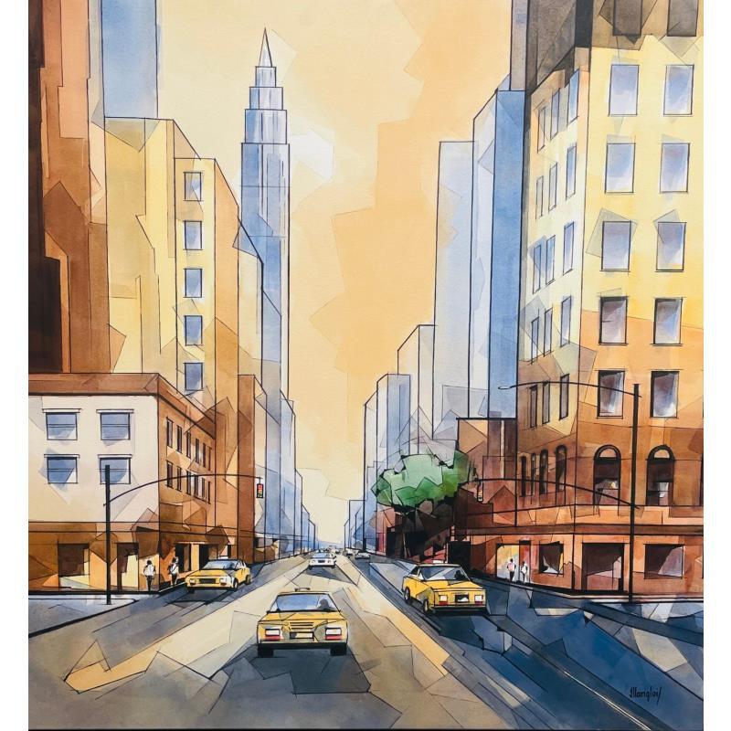 Peinture New York par Langlois Jean-Luc | Tableau