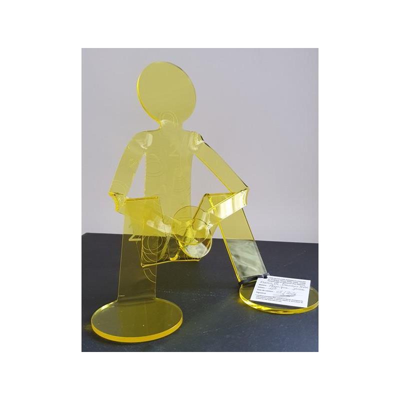 Sculpture Flexo Be Dreamer NBR by Zed | Sculpture Figurative Minimalist Plexiglass