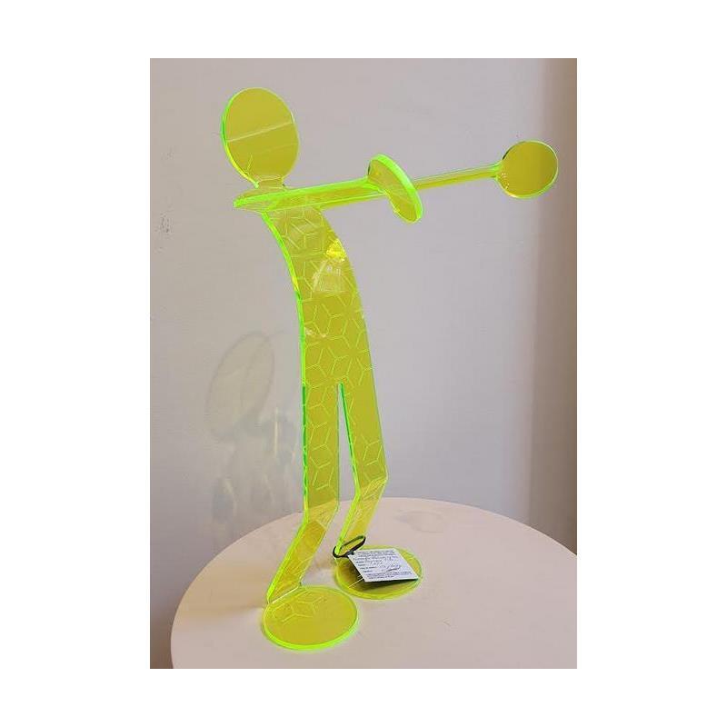 Sculpture Flexo Be Welcoming HNY by Zed | Sculpture Figurative Plexiglass Minimalist