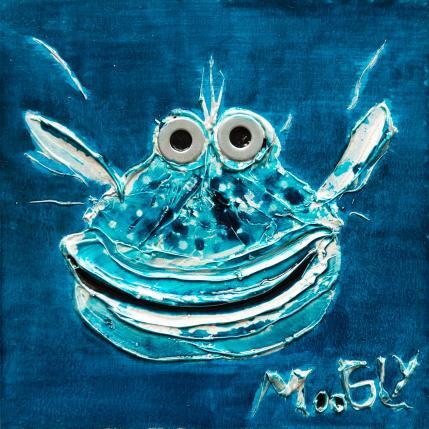 Peinture Joyus par Moogly | Tableau Art Singulier Acrylique, Carton, Pigments, Résine Animaux
