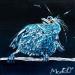 Peinture Gabianophobius par Moogly | Tableau Art Singulier Animaux Carton Acrylique Résine Pigments