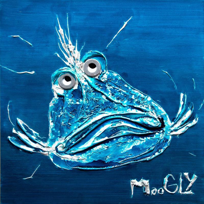 Painting Redoutus by Moogly | Painting Raw art Acrylic, Cardboard, Pigments, Resin Animals