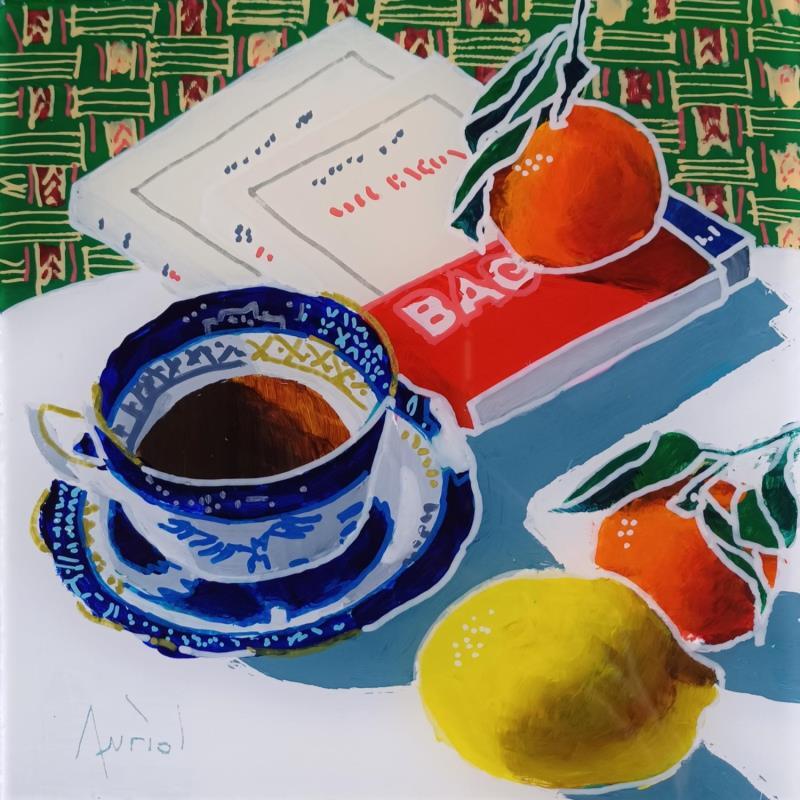 Peinture Le thé au sahara par Auriol Philippe | Tableau Figuratif Natures mortes Plexiglas Acrylique Posca