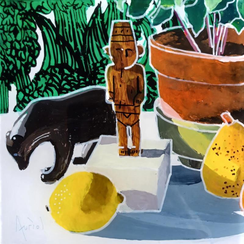 Peinture La jungle ou la foret par Auriol Philippe | Tableau Figuratif Natures mortes Plexiglas Acrylique Posca
