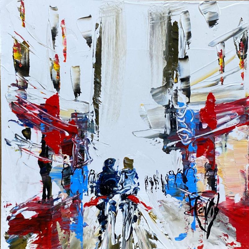 Painting Tous les Deux by Raffin Christian | Painting Figurative Urban Oil