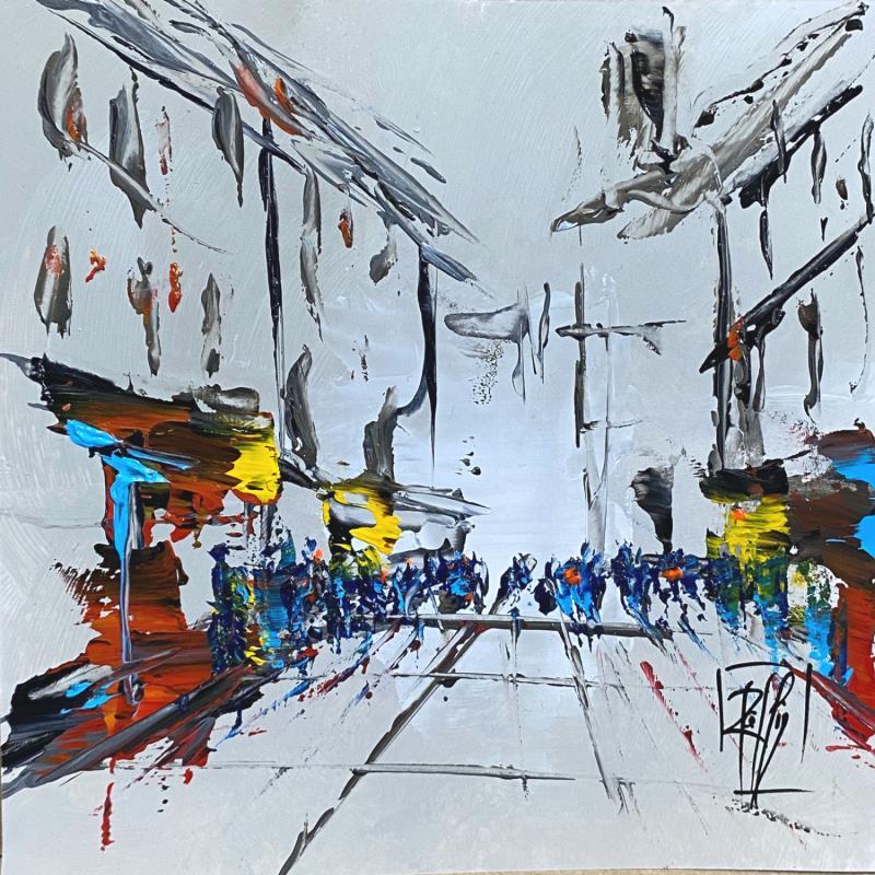 Painting Vers 16h  by Raffin Christian | Painting Figurative Urban Oil
