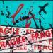 Painting Fragile life (bleu) by Costa Sophie | Painting Pop-art Acrylic Gluing Upcycling