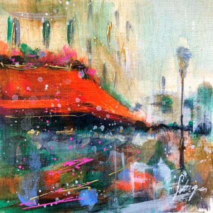 Painting Café Duroc by Solveiga | Painting  Acrylic