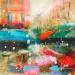 Painting Ambiance parisienne  by Solveiga | Painting Acrylic