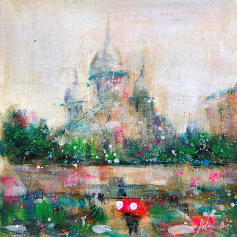 Gemälde Montmartre von Solveiga | Gemälde Acryl