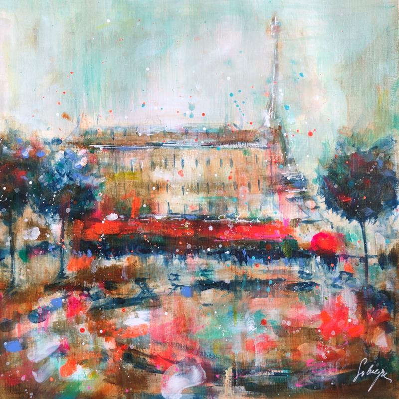 Painting My Paris by Solveiga | Painting Acrylic