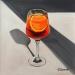 Painting SIP OF SUMMER by Clavaud Morgane | Painting Figurative Life style Still-life Acrylic