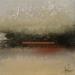 Peinture Abstraction #1989 par Hévin Christian | Tableau Abstrait Minimaliste Bois Huile Acrylique Pastel